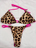 Pink Leopard Bikini